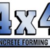 4X4 Concrete Forming