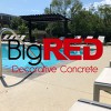 Big Red Decorative Concrete