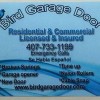 Bird Garage Door