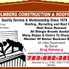 Holmberg Construction Roofing