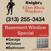 Knight's Glass Block Windows
