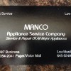 MANCO Appliance Repair