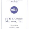 M & R Custom Mill Work