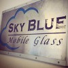 4 Faxing Only Sky Blue Mobile Glass