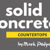 Solid Concrete Countertops