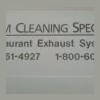 Steam Cleaning Specialist