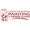 Crash Of Rhinos Painting