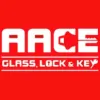 AACE Glass Lock and Key