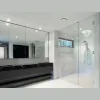 Blu's Shower Door