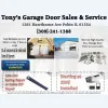 Tony's Garage Door Sales & Service