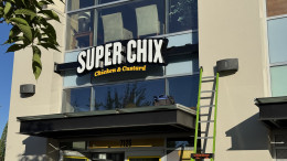Restaurant buildout in Tualatin, OR. Complete electrical for a new quick-service location, including power for the exterior signage.